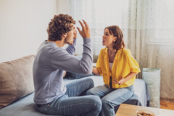 Male and Female Arguing