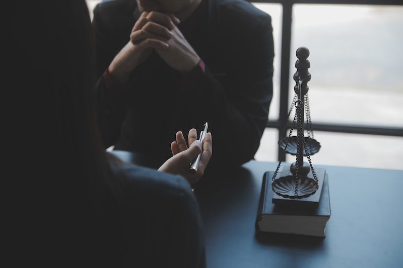 Attorney Meeting in Office